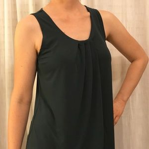 Anne Klein Sleeveless Dark Green Top
